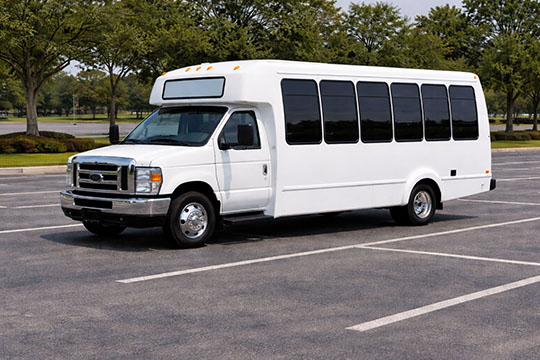 20-passenger minibus available for charter in Dayton, OH