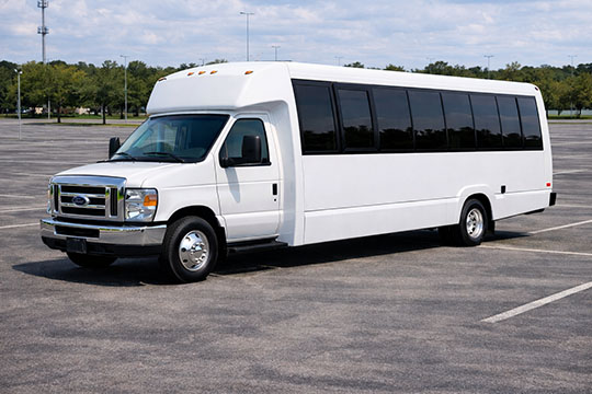 25-passenger minibus available for charter in Dayton, OH